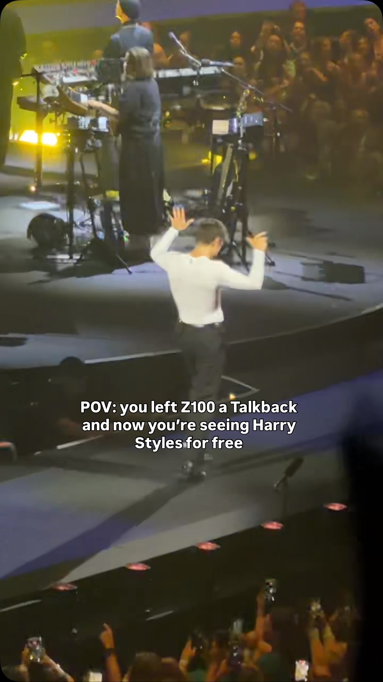 You could win your way into one of harrystyles shows—all you have