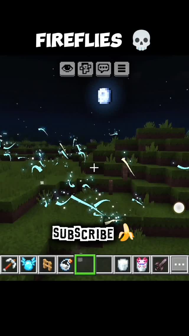Minecraft fireflies aesthetic scene #minecraft #minecraftersonly # ...