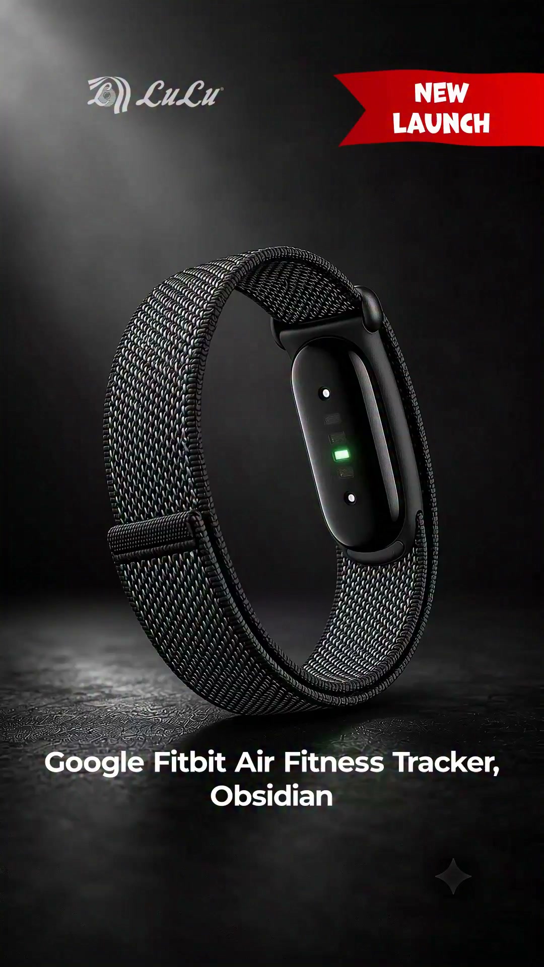 🚨 New Launch Alert! Google Fitbit Air Fitness Tracker in Obsidian