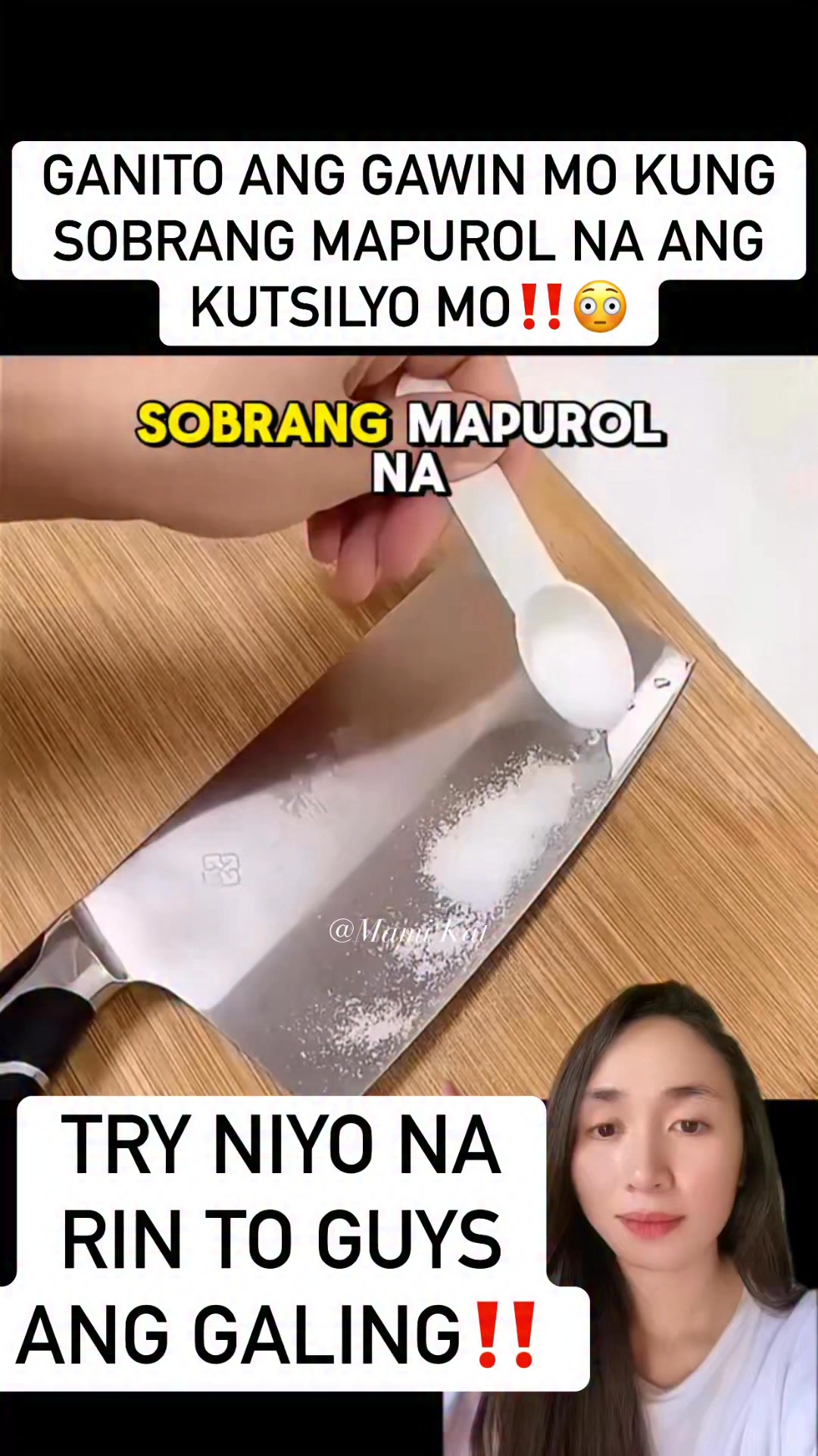 Ganito ang gawin mo kung sobrang mapurol na ang kutsilyo mo‼️😳 # ...