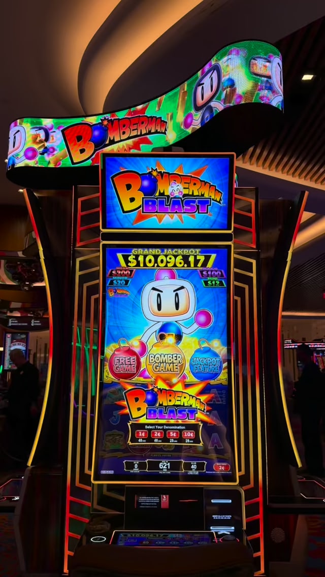 Game on 💣 Meet our newest slot machine, Bomberman! The first slot