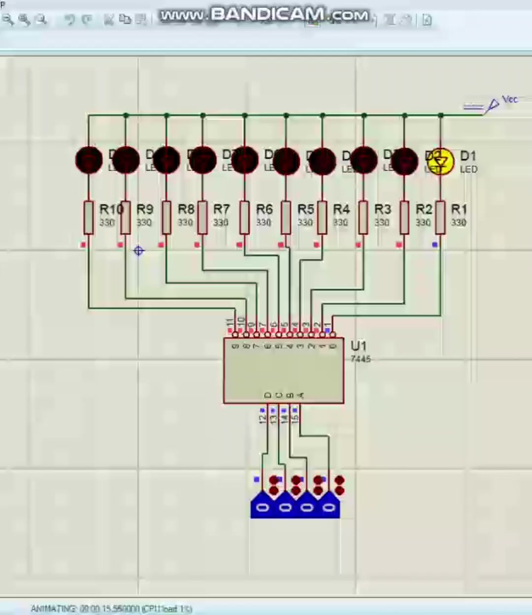 #IC7445 #PROTEUS #SIMULATION #BCD #DECIMAL #DECODER | Automation ...
