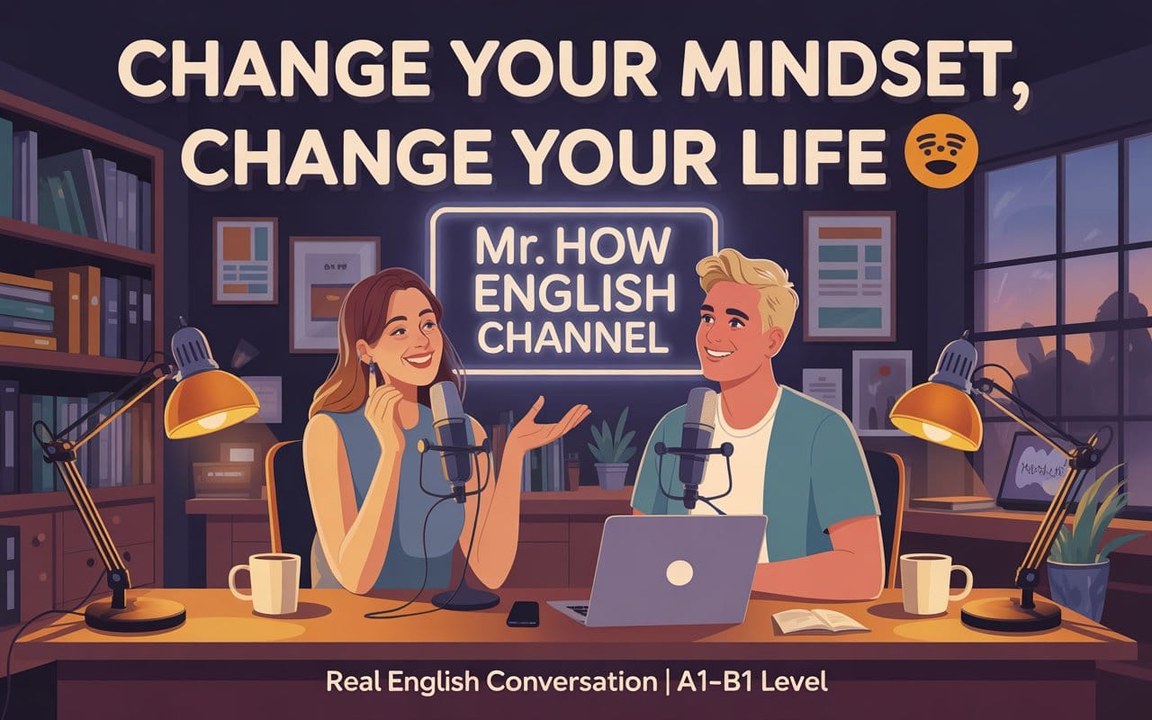 Change Your Mindset, Change Your Life 🌱 | Real English Conversation ...