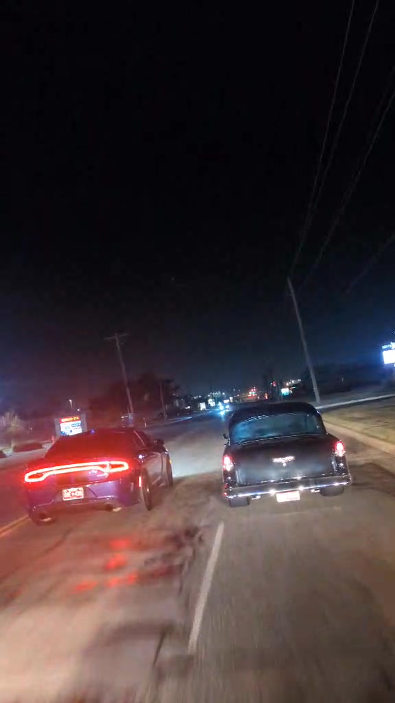 Driving home late at night minding my own business and a Hellcat pulls ...