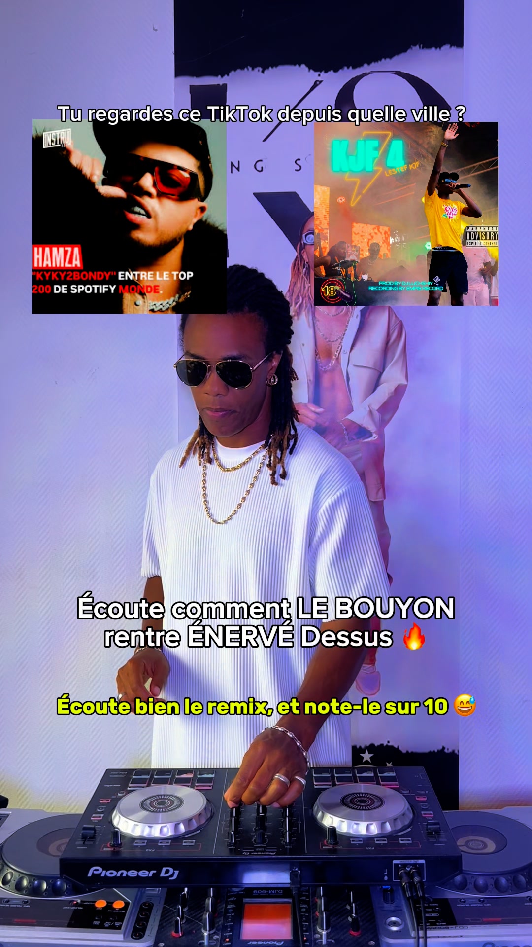 J’ai mélangé les parole HAMZA KIKI2BONDY avec L’instru BOUYON KJF 4 ...