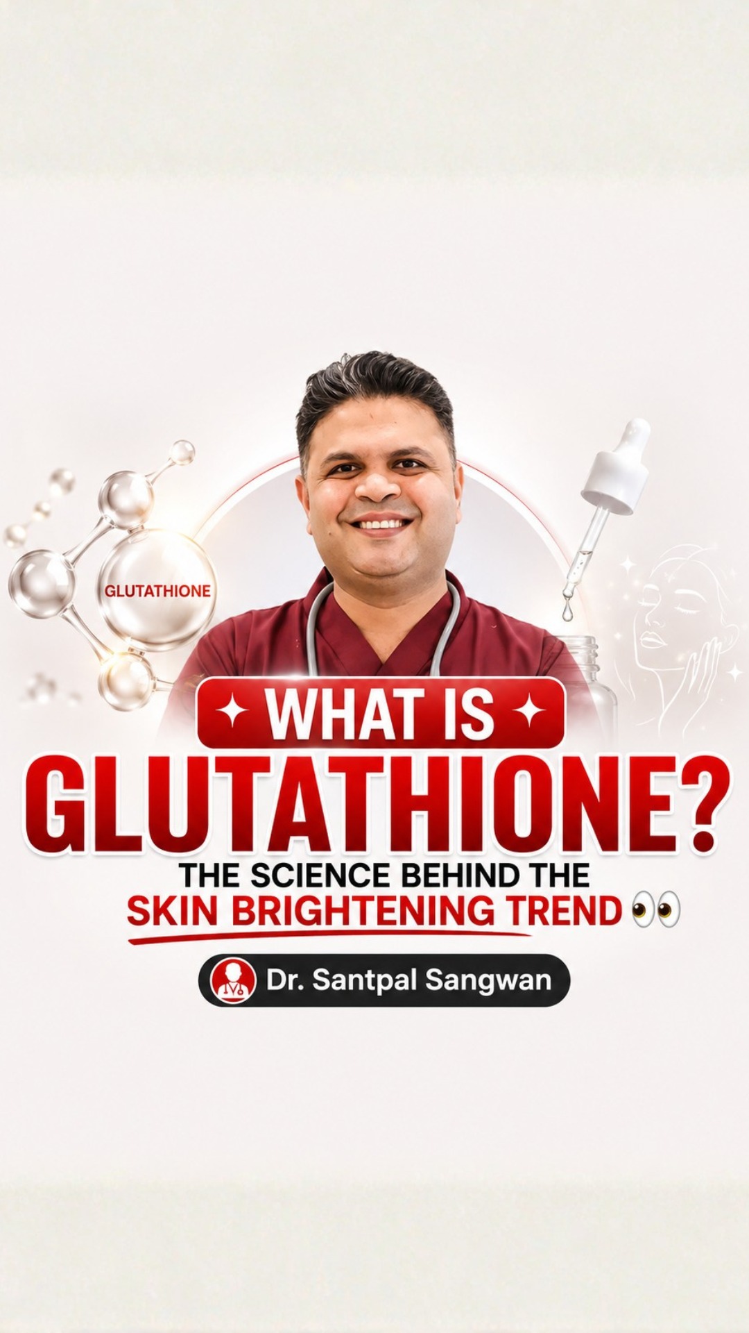 glutathione is used for skin whitening lightening—miracle or myth? Dr. Mandeep Singh, Director & HOD – Plastic Surgery at Paras Health - Gurugram, breaks down the science, benefits, risks, and realities dr mike israetel bpc Coffee Cups Quantity:5 Vial - Box