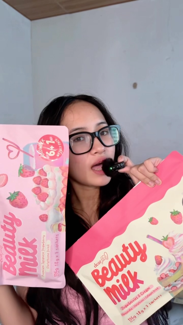 beauty milk glutathione review POV: you found your new glow buddy 🤍 Dear Face is giving my skin that fresh, dewy look!🍓🍰 Dear Face Buy VEGAN GREENS SKIN YGroup_adenosyl-hydroxy-b12-90 Dosis:2.5 / 2.5 mg