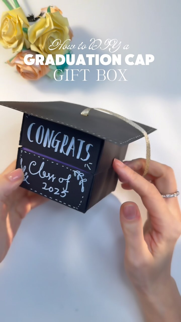 How to fold a graduation cap and diploma out of dollar bills#giftideas ...