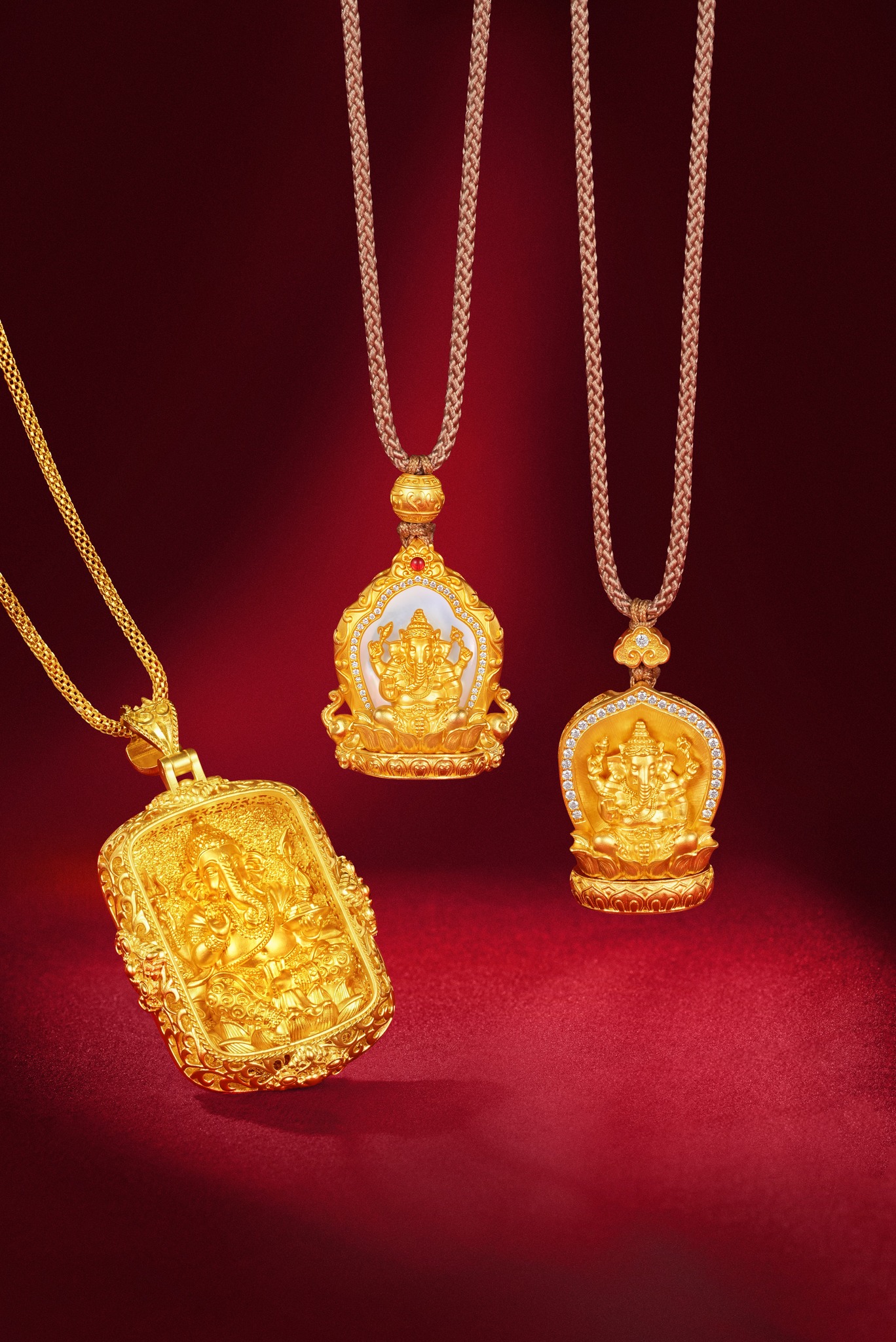 Supreme Gold Dzi Bead Collection, inspired by Tibetan culture
