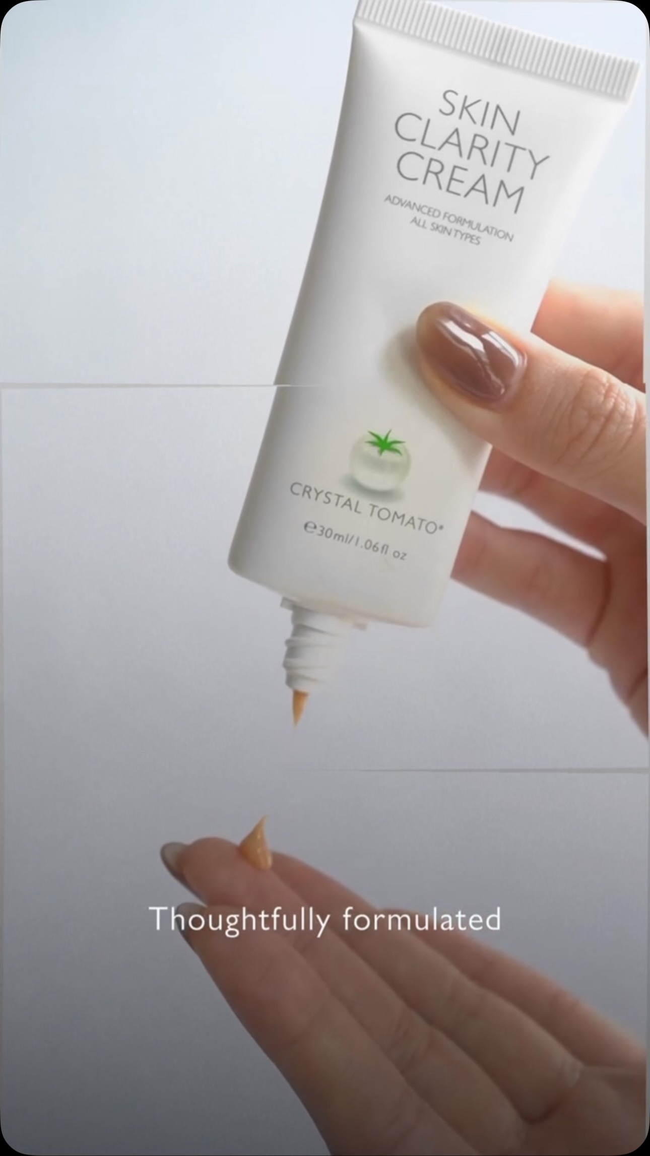 Skin Clarity Cream by Crystal Tomato. Available at RES Clinic. Say