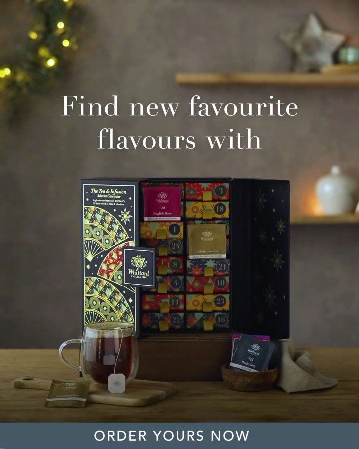 Whittard's new tea advent calendar for two, the perfect addition