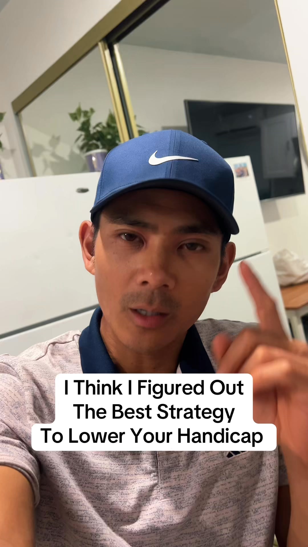 I think I figured out the best strategy to lower your handicap on day ...