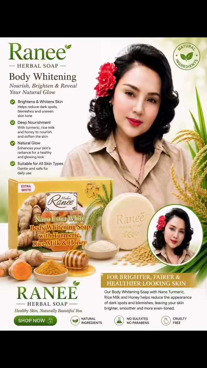 glutathione soap reels Madam Ranee Herbal on accessories