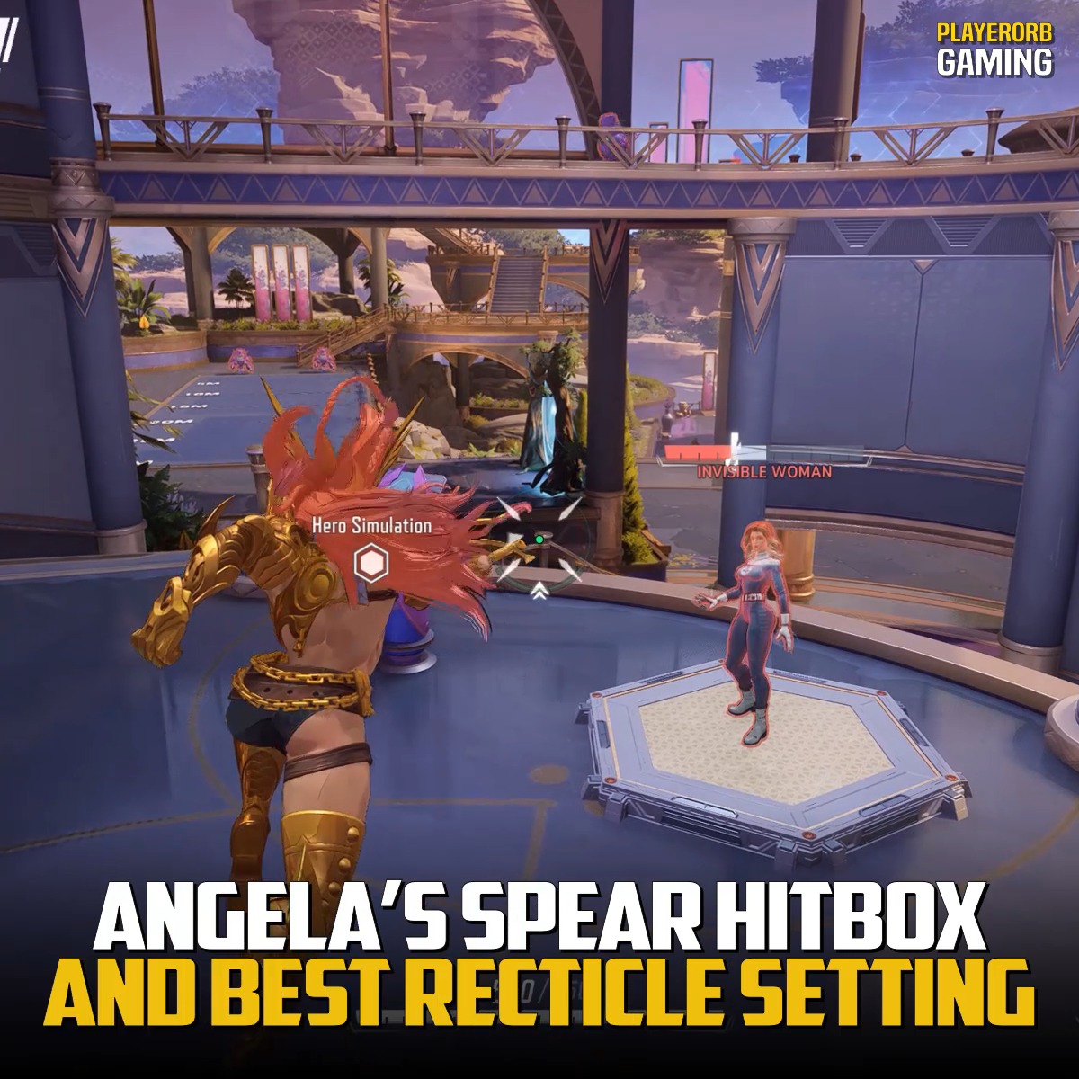Angela's Spear hitbox and the best reticle setting in Marvel Rivals ...