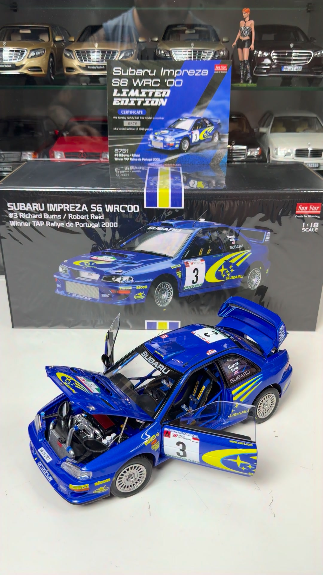 Subaru Impreza S6 WRC '00 - Sun Star 1:18 | AC Collection