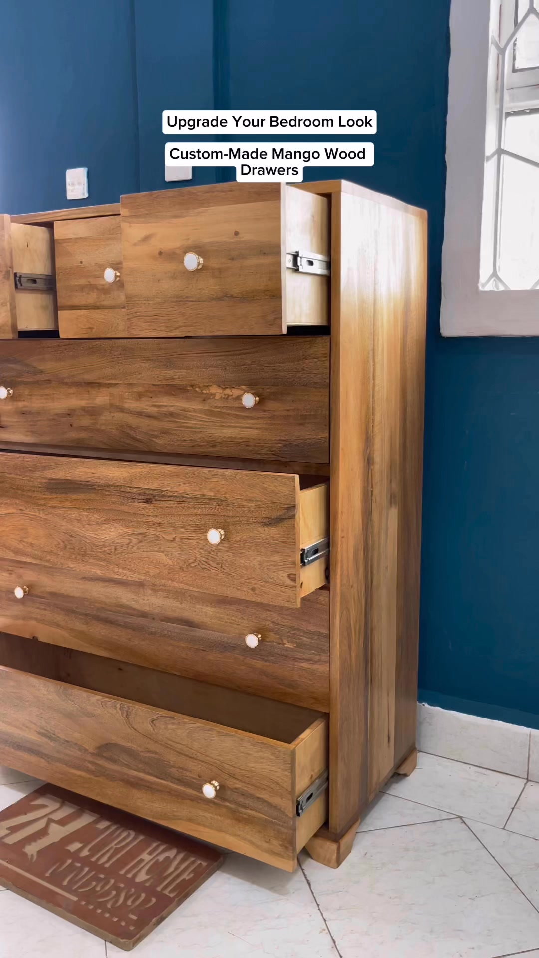 From cluttered to classy our handcrafted mango wood chest of drawers is ...