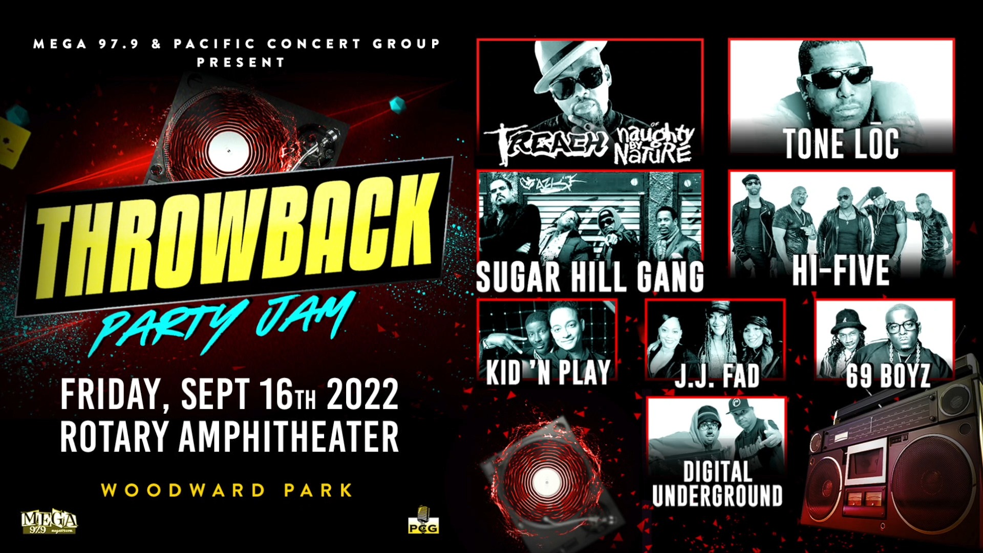 Mega 97.9 Throwback Party Jam | September 16th | Rotary
