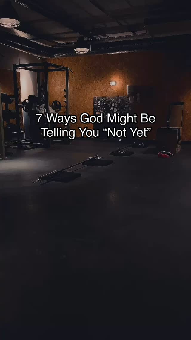 You keep asking God “when?” But what if His answer is “not yet”? Read ...