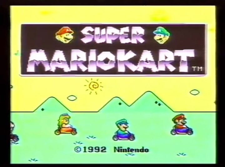 Super #MarioKart Carddass (1993).🏎️