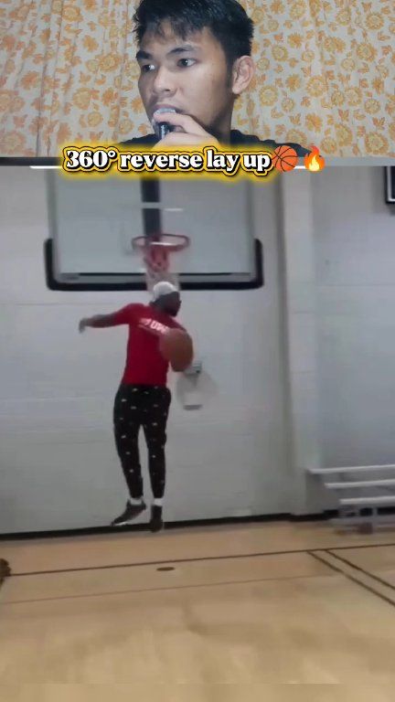 360 reverse lay up 🏀🔥 #basketball #basketballhighlights #sports # ...