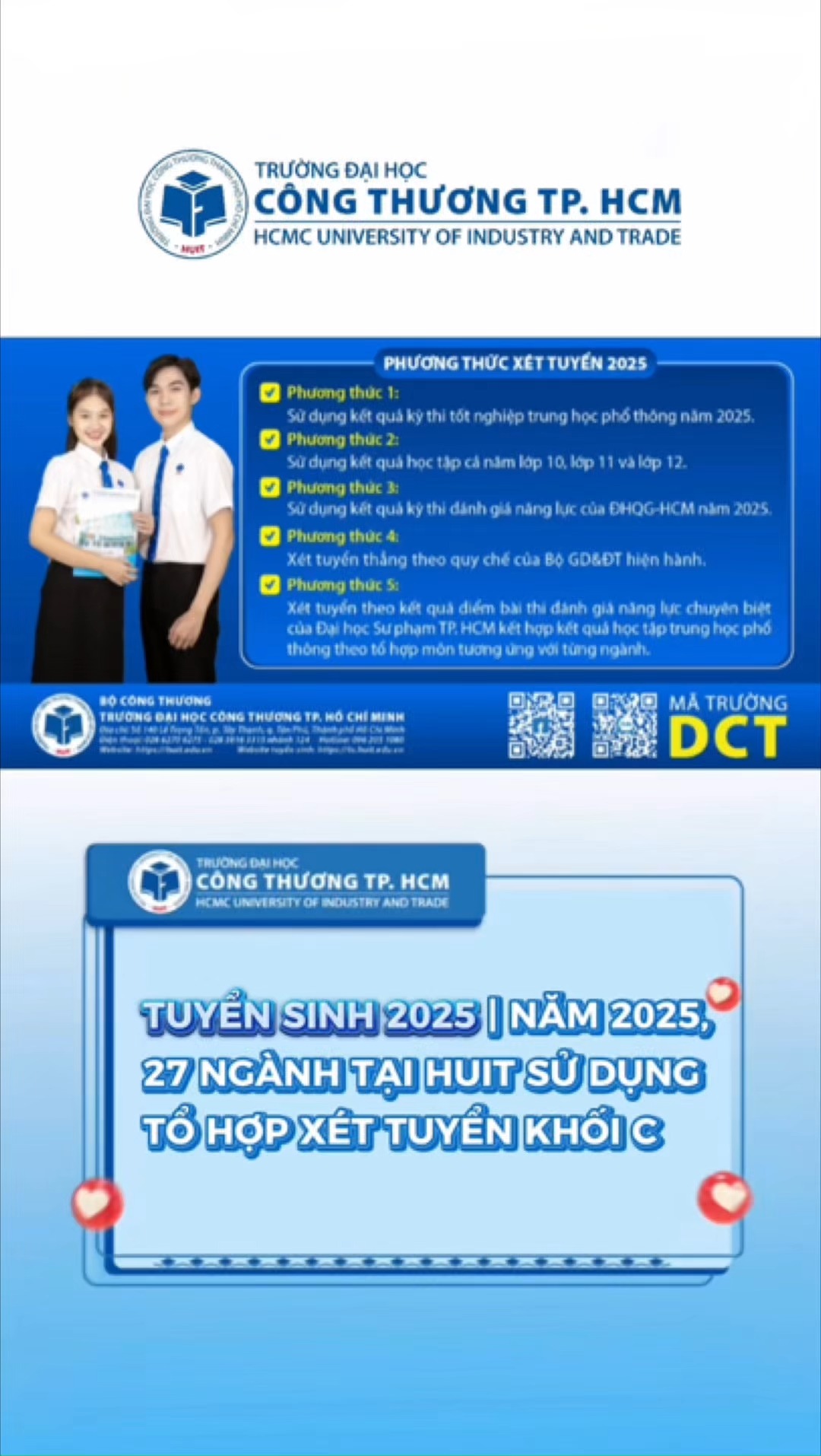 🔥 HOT: 27 TRÊN 37 NGÀNH TẠI TRƯỜNG ĐẠI HỌC CÔNG THƯƠNG TP. HCM XÉT ...