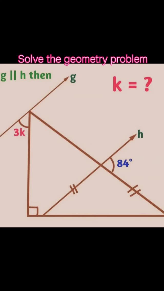 Solve the geometry problem #viralreels #viral #maths #solve ...