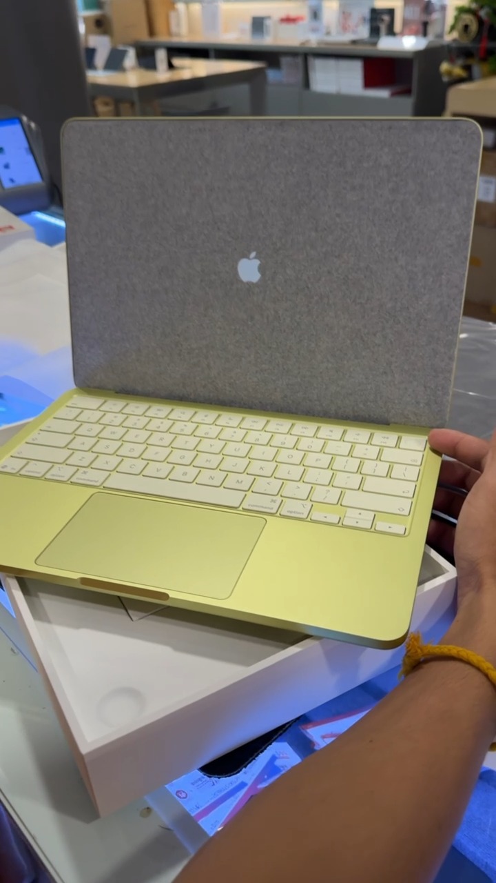 Unboxing MacBook Neo 13” (8+512GB) Yellow 💛💛💛 #oneclick