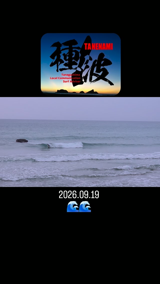 種波 Tanegashima Local Communication Surf Adviser