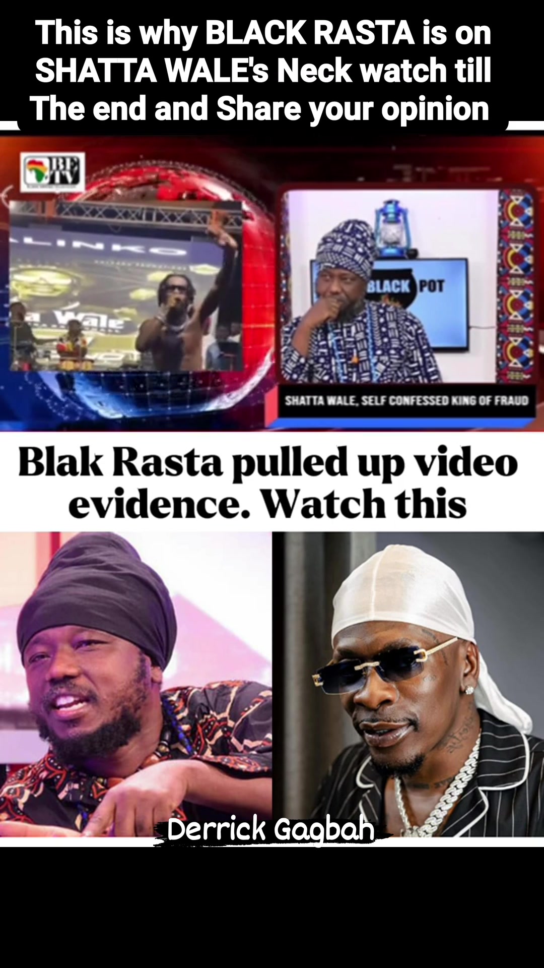 This is why Shatta wale(shatta movement) and BLACK RASTA are in the ...