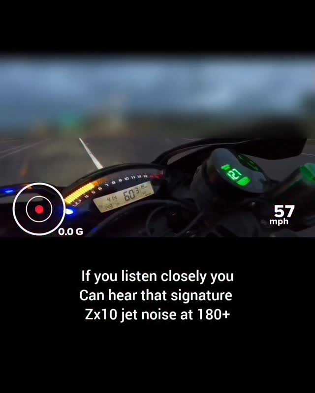ZX10R SWB performance data at 100-150 mph?