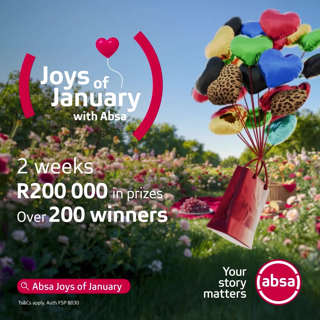 Day 3 of our 2 weeks of giveaways with Absa Joys of January is here ...
