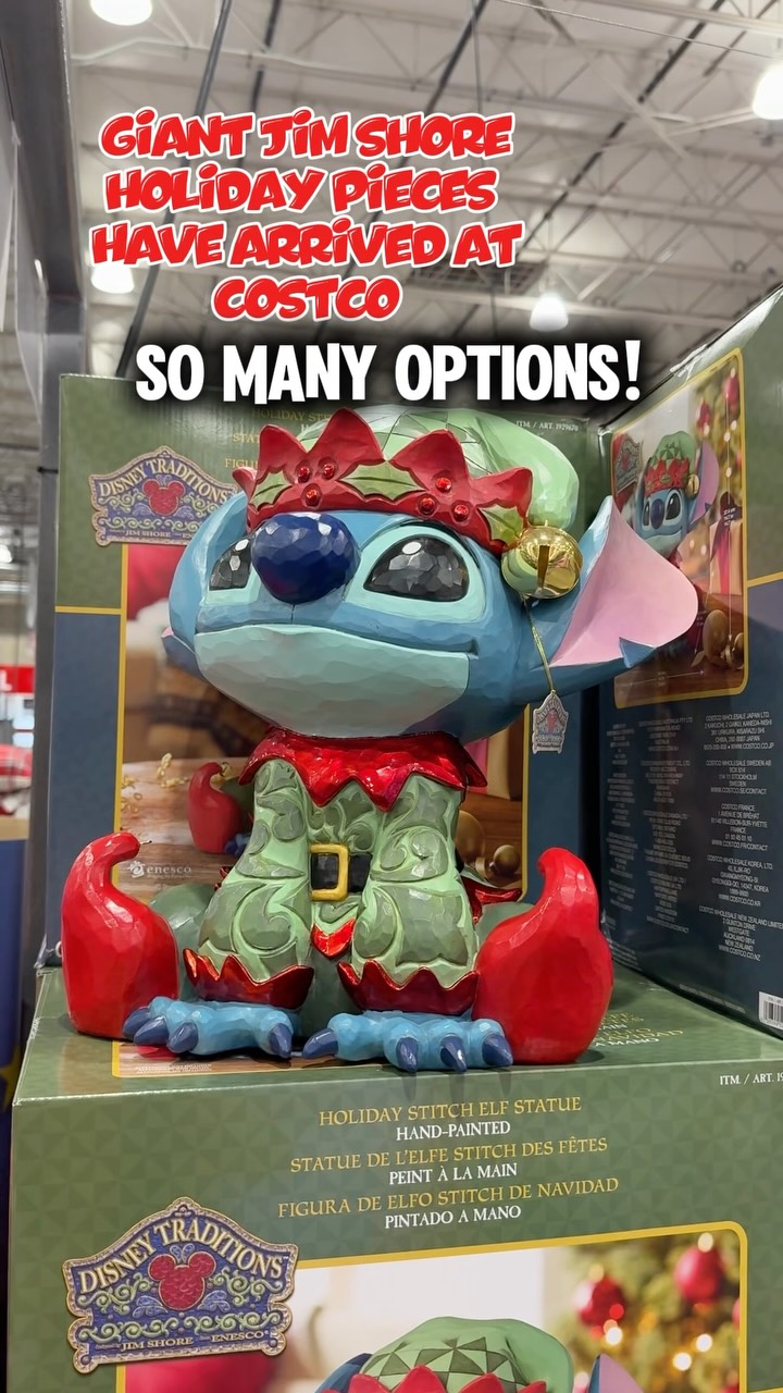 GIANT Jim Shore holiday pieces have arrived at Costco! Stitch