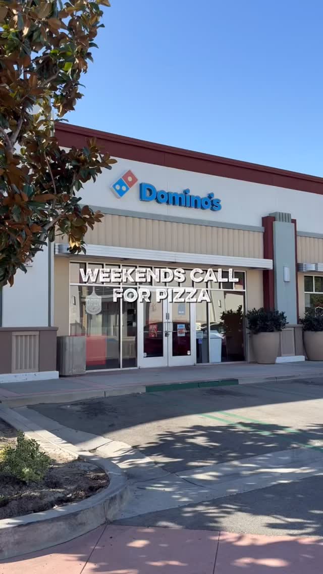 Weekends call for pizza. 🍕 This is your sign to grab @dominos today and ...