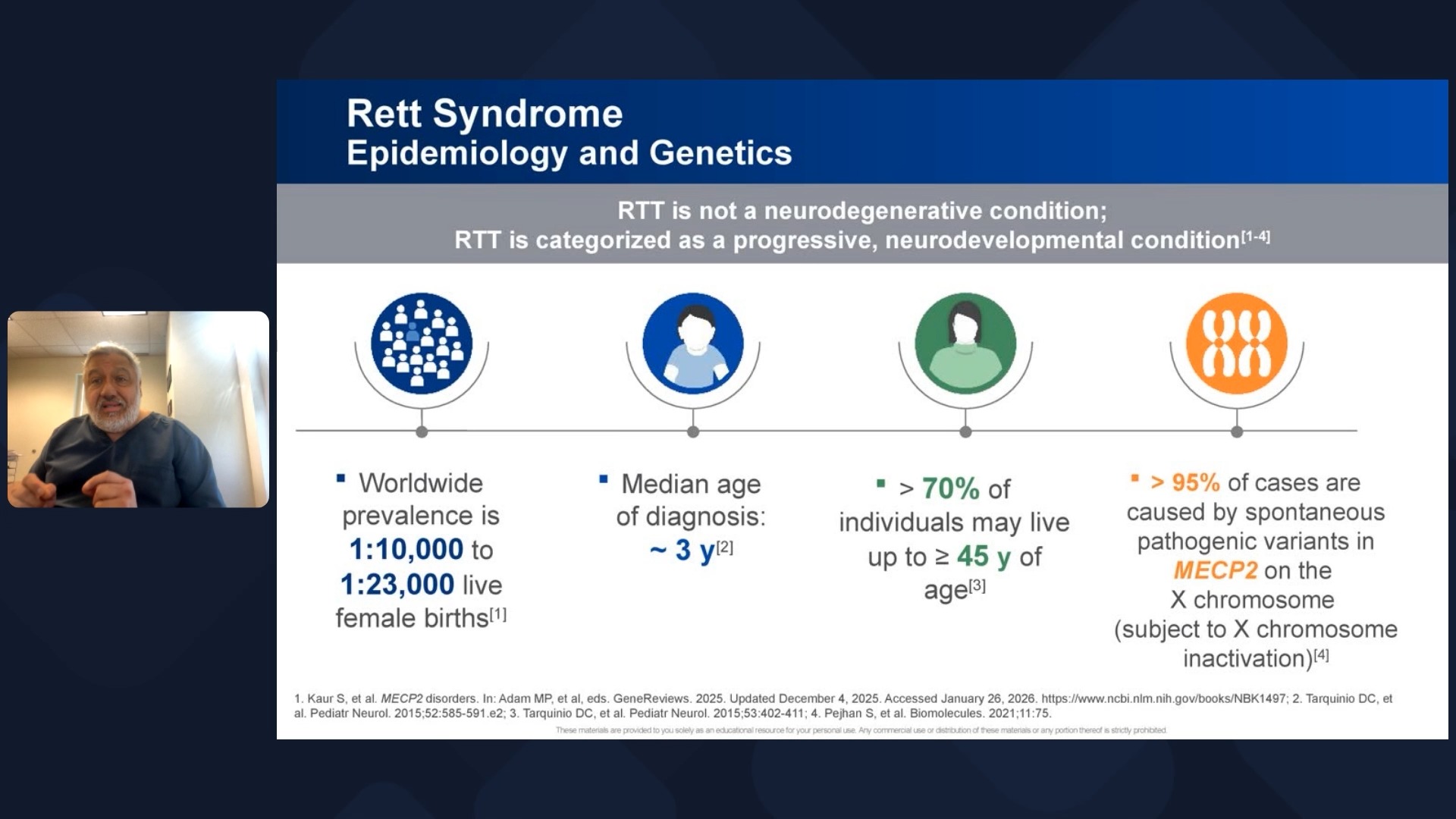 Rett syndrome is often labeled a 