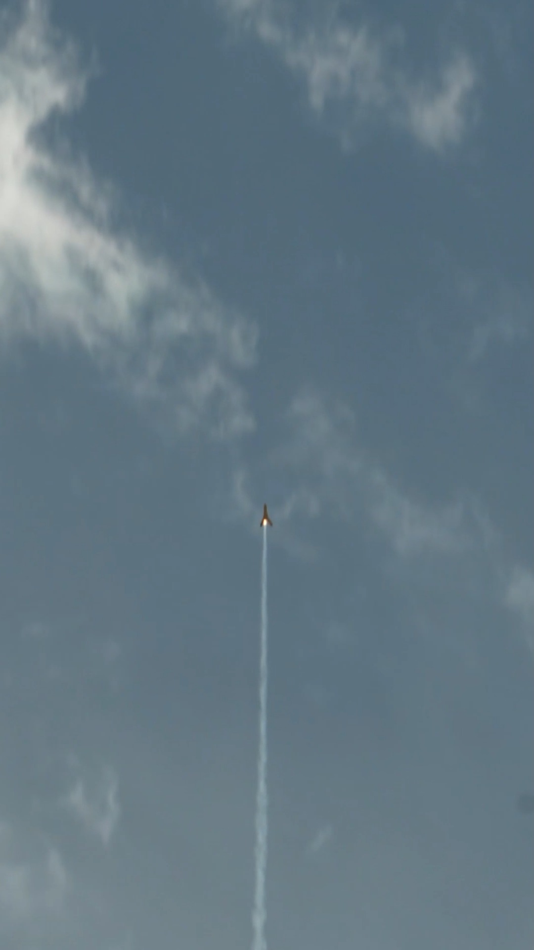 A giant upscale Estes Rockets Mosquito flying at the Black Rock Desert ...