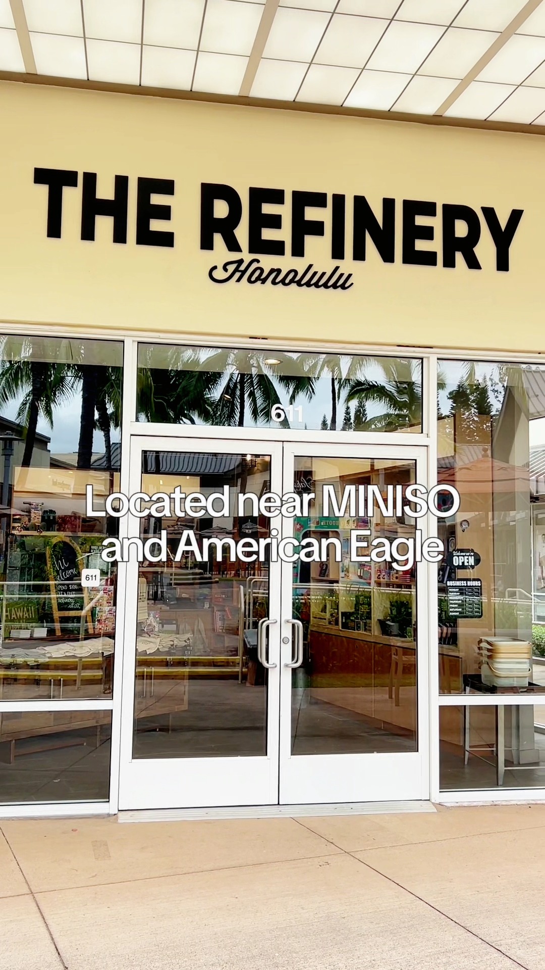 Did you hear? ✨ The Refinery Honolulu is now open between MINISO
