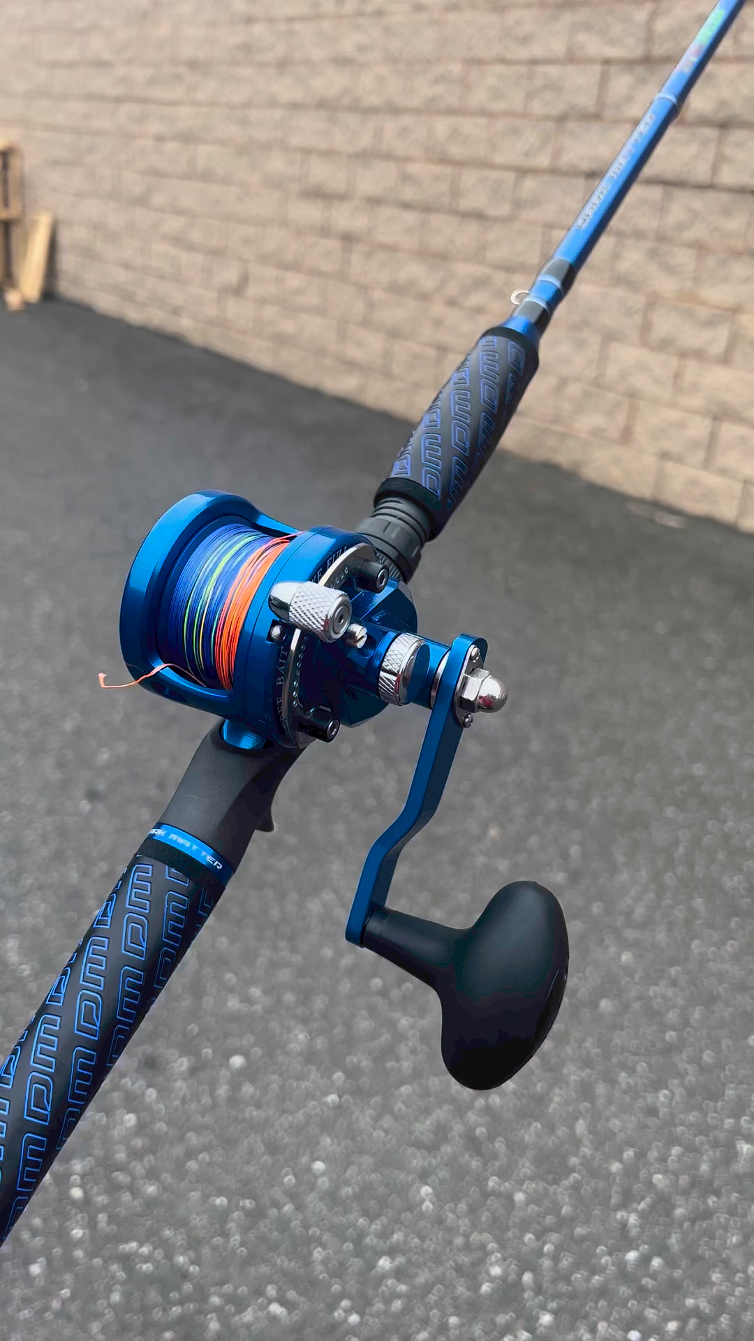 blue 80w fishing reel HX 80 Saltwater Conventional (2 Speed)Trolling disc lever drag big game reels on the market 80W 2-Speed Twin Drag Fishing