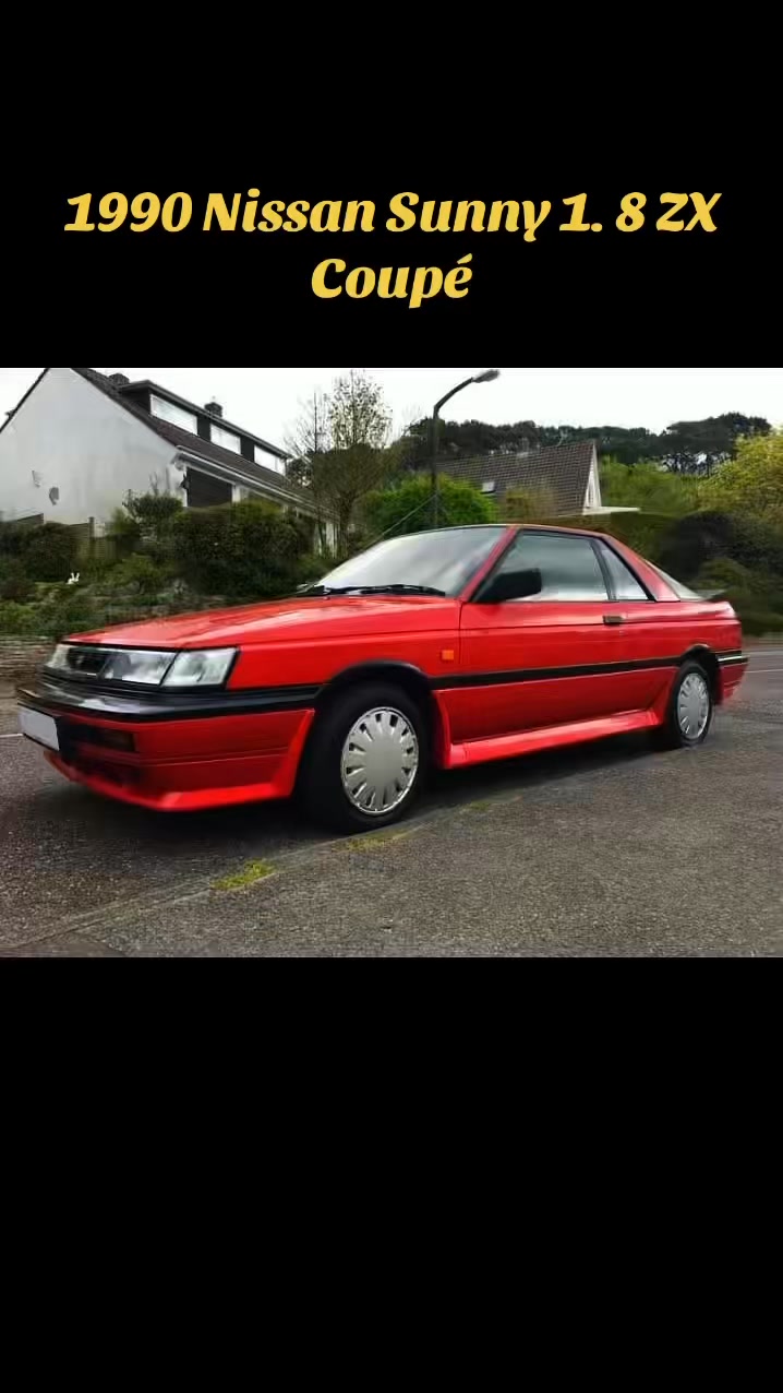 1990 Nissan Sunny 1. 8 ZX Coupé - Manual, 5 speed - 68,000 Miles