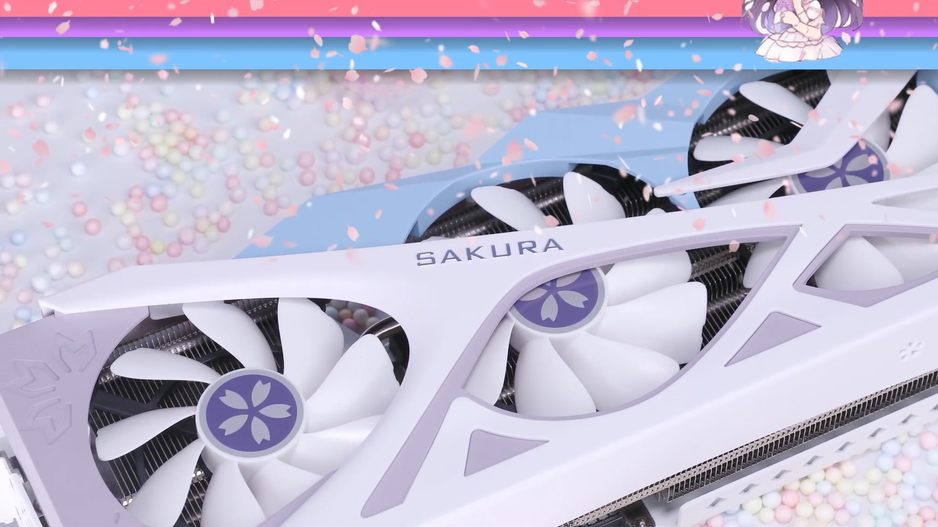Yeston Sakura GeForce RTX 4070 Super 12GB GDDR6X Graphics Card