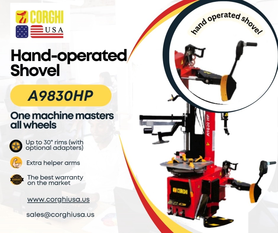 Corghi USA Hand Operated Shovel AP9830HP is a solution for all needs! A ...