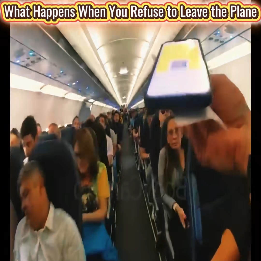What Happens When You Refuse to Leave the Plane | Bueno | Facebook
