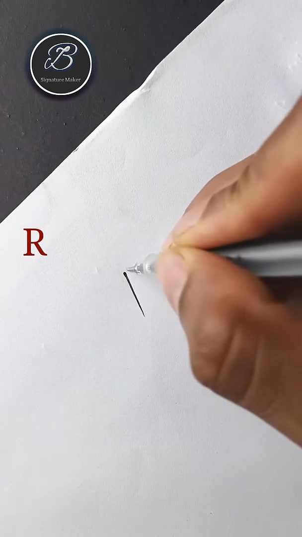 R Letter Stylish Signature Idea #shorts | Ross Mays | Facebook