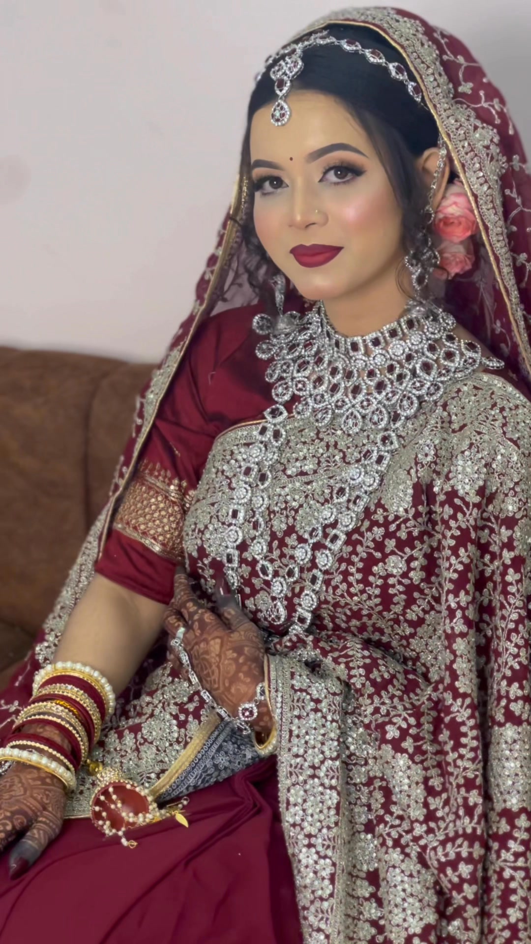 wedding day Bridal makeup done by Majeda Akter Razia at Mifra Makeover ...