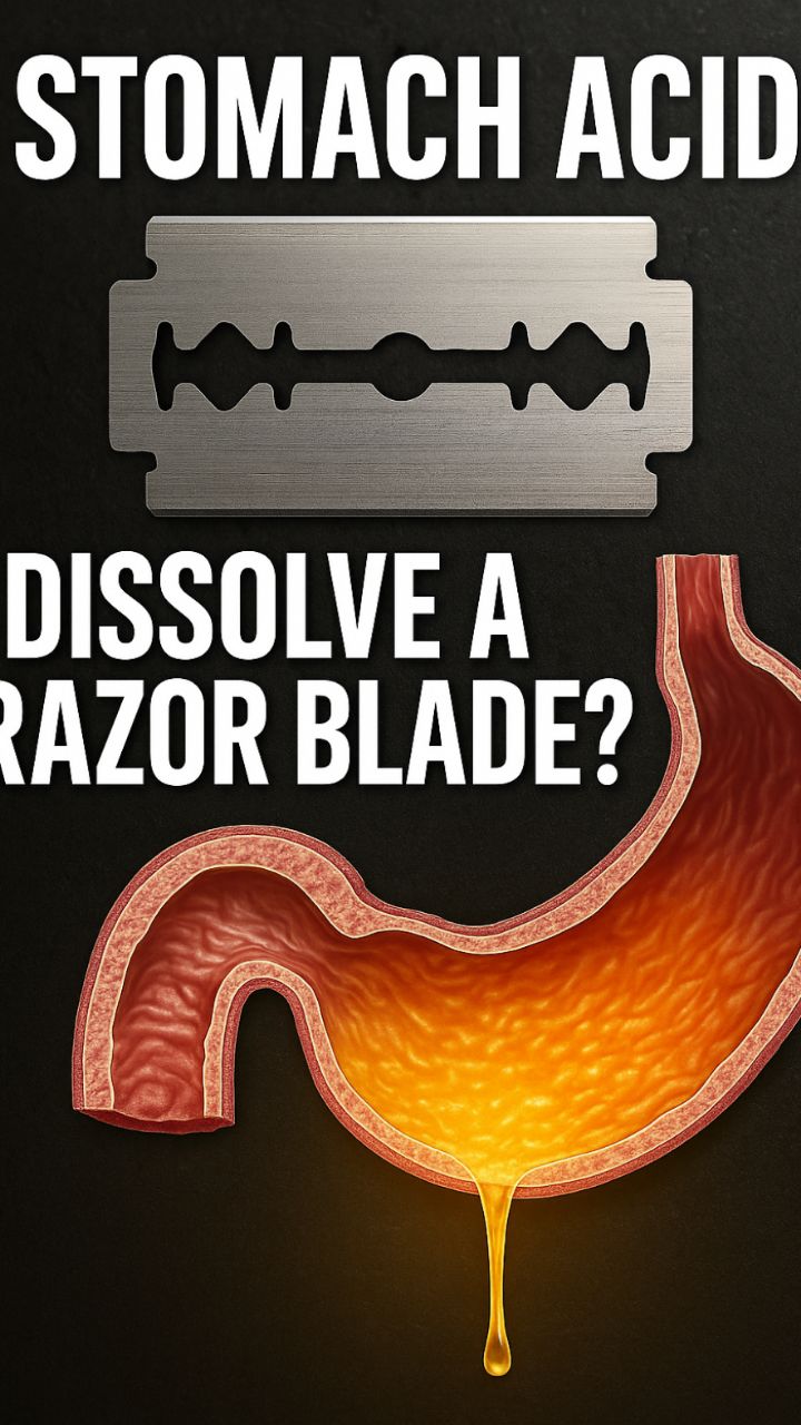 🧪 Your stomach acid is stronger than you think... It can dissolve a ...