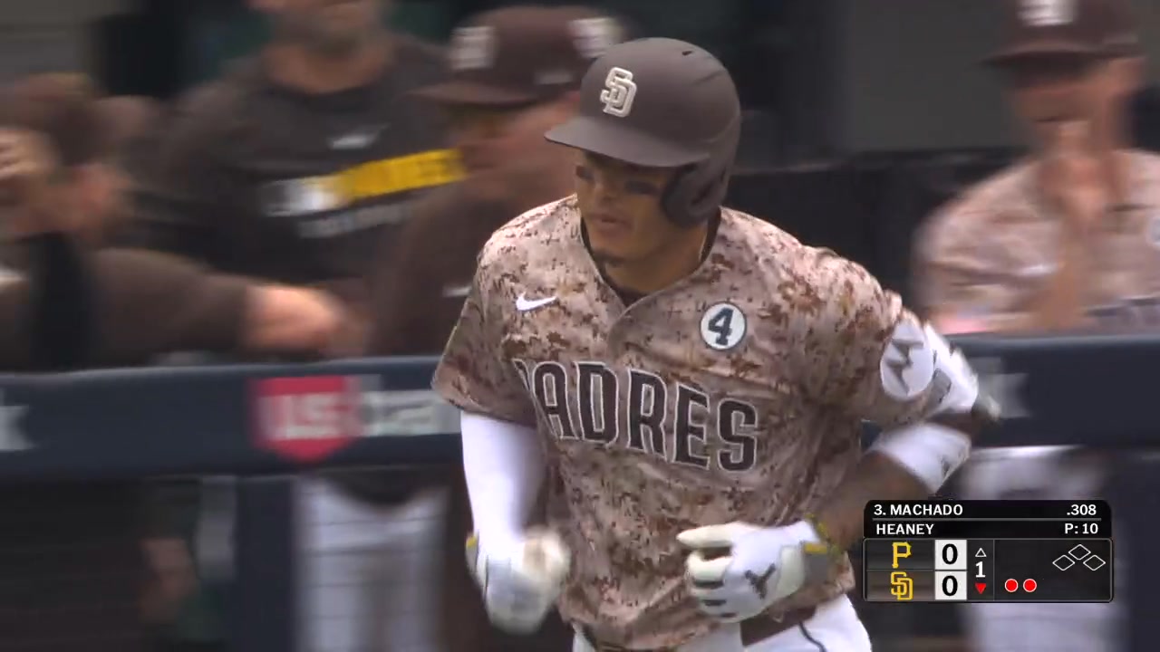 Manny sends this one out in a hurry! | San Diego Padres | Facebook