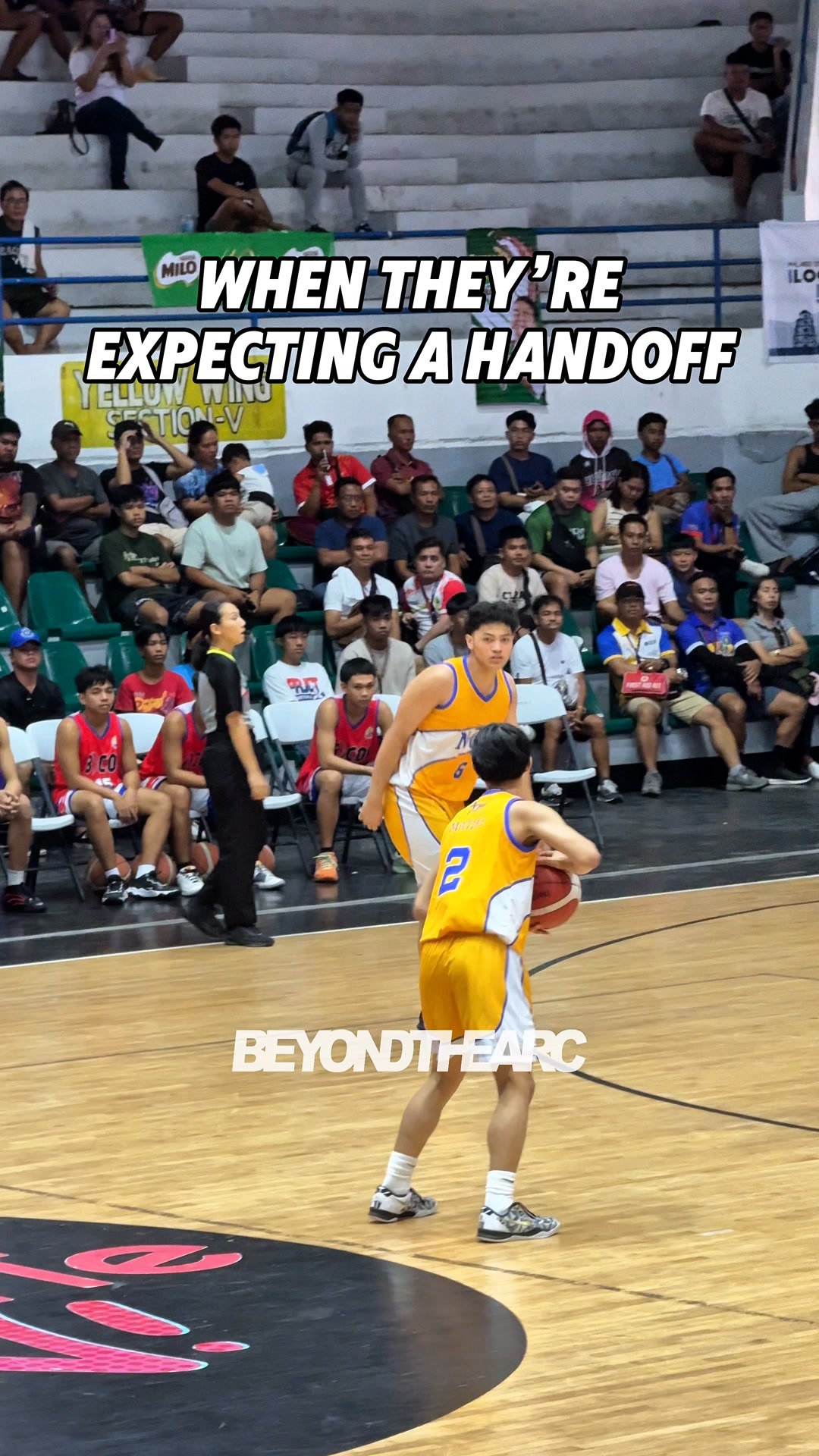ROJE MATIAS | FAKE HANDOFF 🔥 #palarongpambansa2025 #BeyondTheArc ...