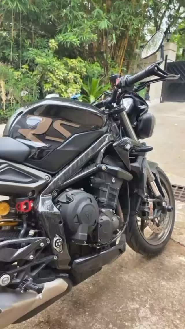 Engineered for performance. Crafted in real carbon fiber. Triumph