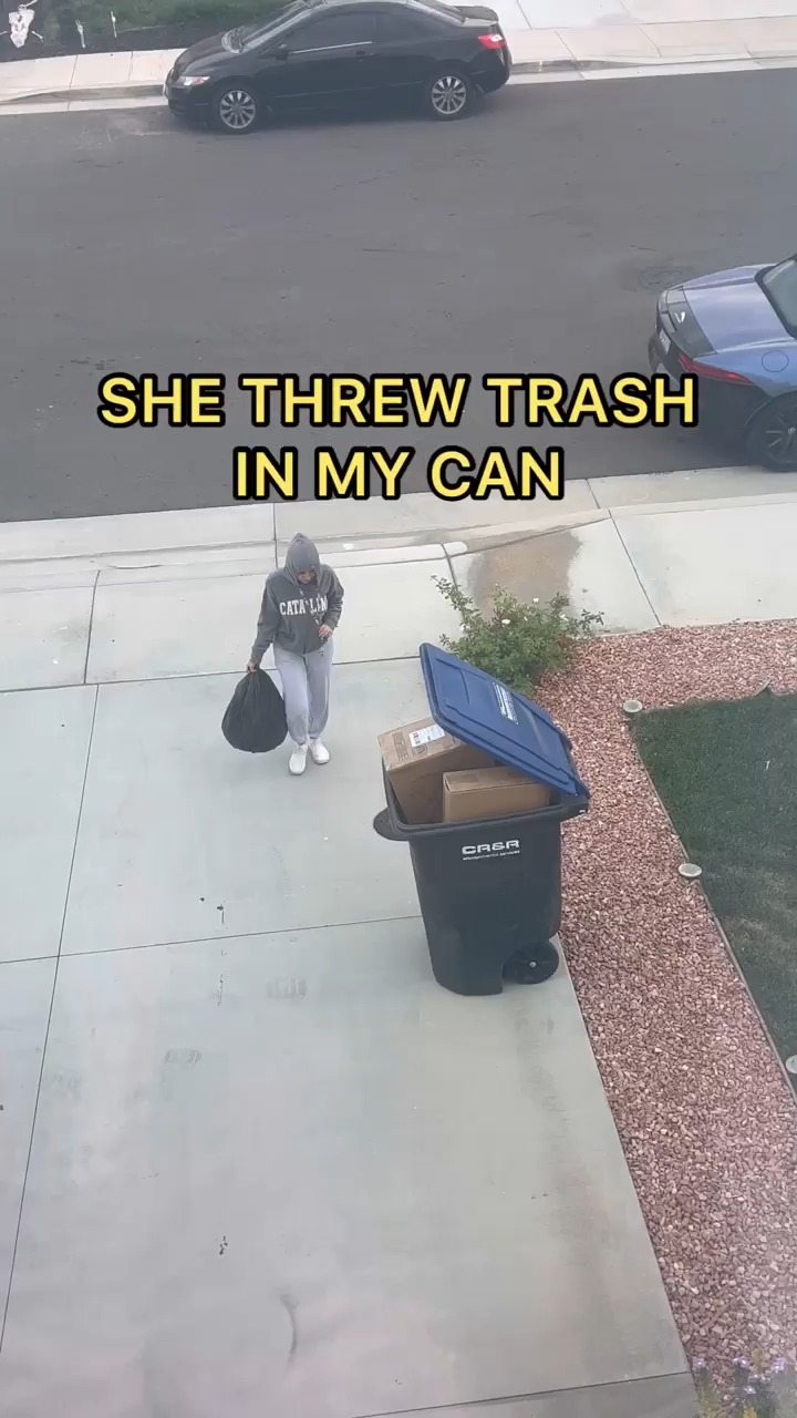 She threw trash in my can and I found most weird things there | Chris ...