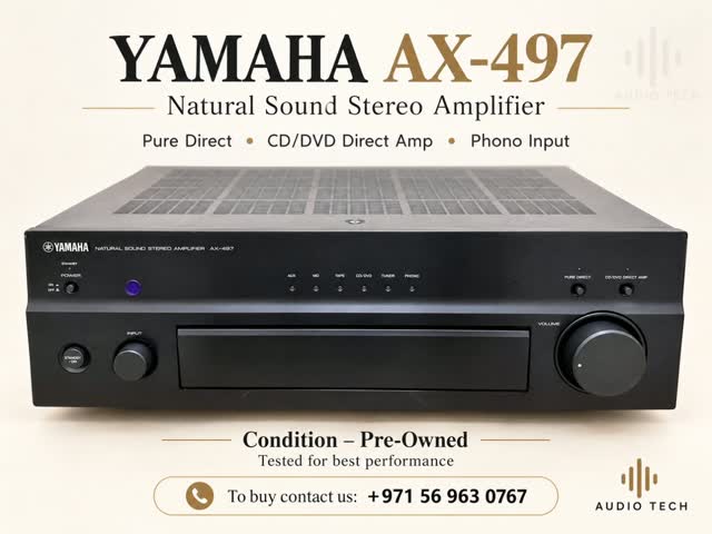 Yamaha stereo amplifier available | Jeshva Monto