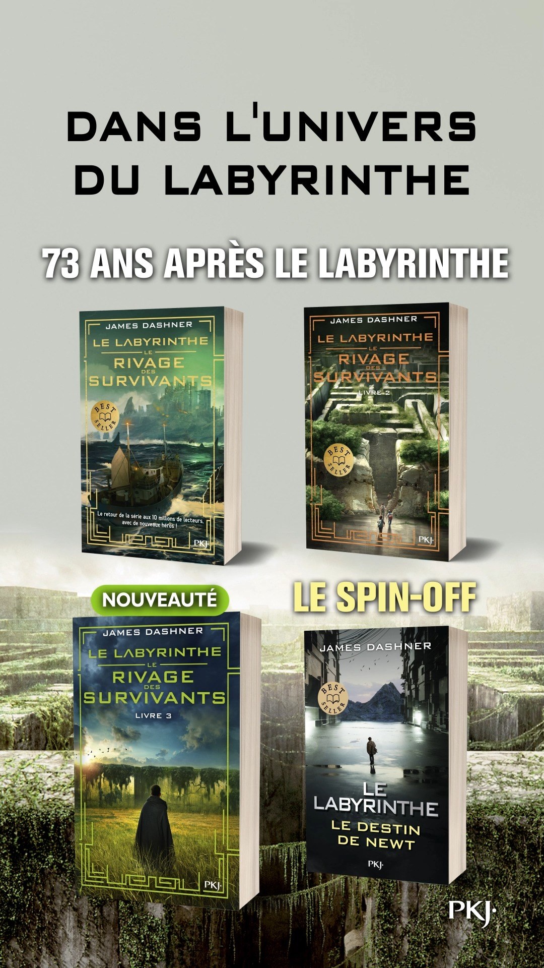 💬 Connaissez-vous l'univers du Labyrinthe de James Dashner ? 👉 73 ans ...